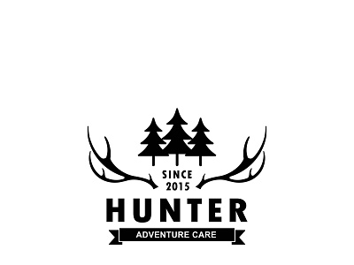 Nature's and hunters banner branding design graphic design illustration logo retro ui ux vector