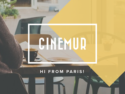 Hi from Paris! brand cinemur paris