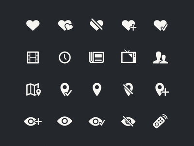 Ciné-Loisirs Icon Set