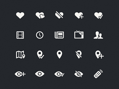 Ciné-Loisirs Icon Set