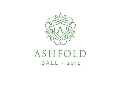 Ashfold Ball 2016 branding logo
