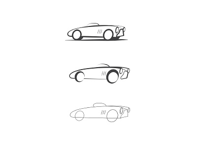 Aston Martin DB3 Logo Concept branding cars concept logo outline vintage