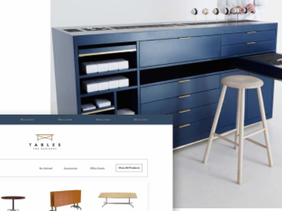 Website Branding business css design furniture website