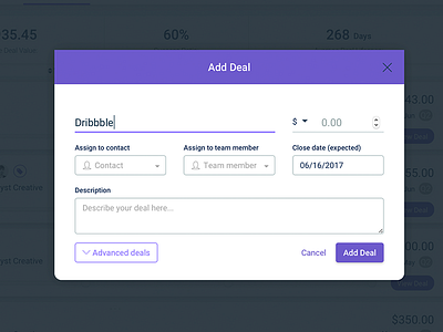 New Deal Modal for Tubular