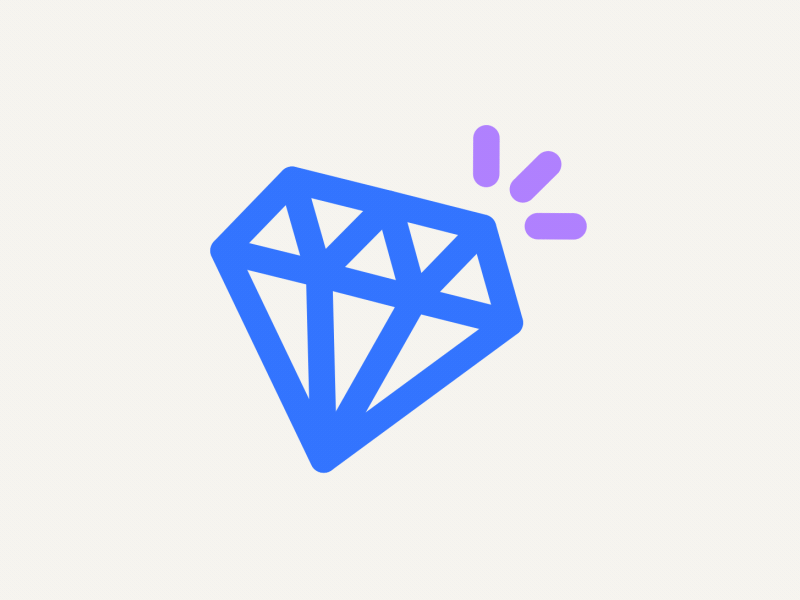 Diamond 2d after effect diamond flat jiggle motion motion design