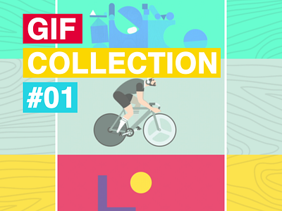 GIF Collection #01 2d animation character animation character design design flat motion vector