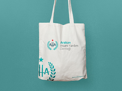 Arakan Humanitarian Association arabic brand guidelines humanitarian identity logo logo design bahaa