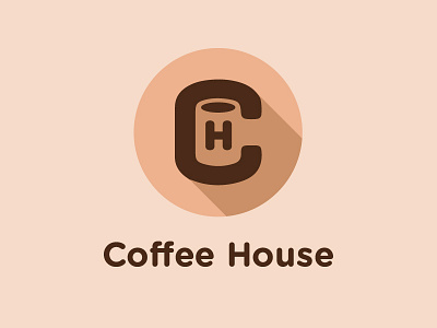 Coffee House c cafe ch coffee coffeeshop coffehouse monogram sign spb