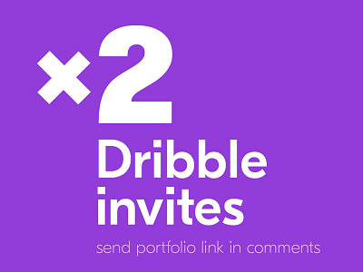 DRIBBLE INVITES designer invite junior