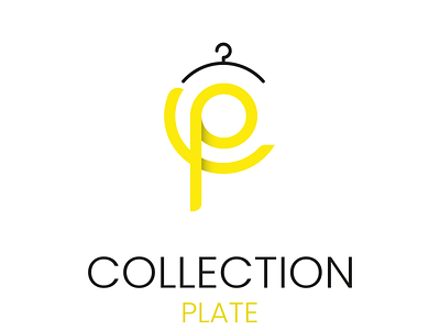 CP's 2nd Alternative Logo apparel branding design fashion gold hanger logo minimaist