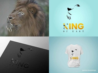 A Minimalist Lion + Letter K Design Logo animal branding clean design designer face graphic design identitity jungle king lettering lion logo minimalist professional typography vector vectorart