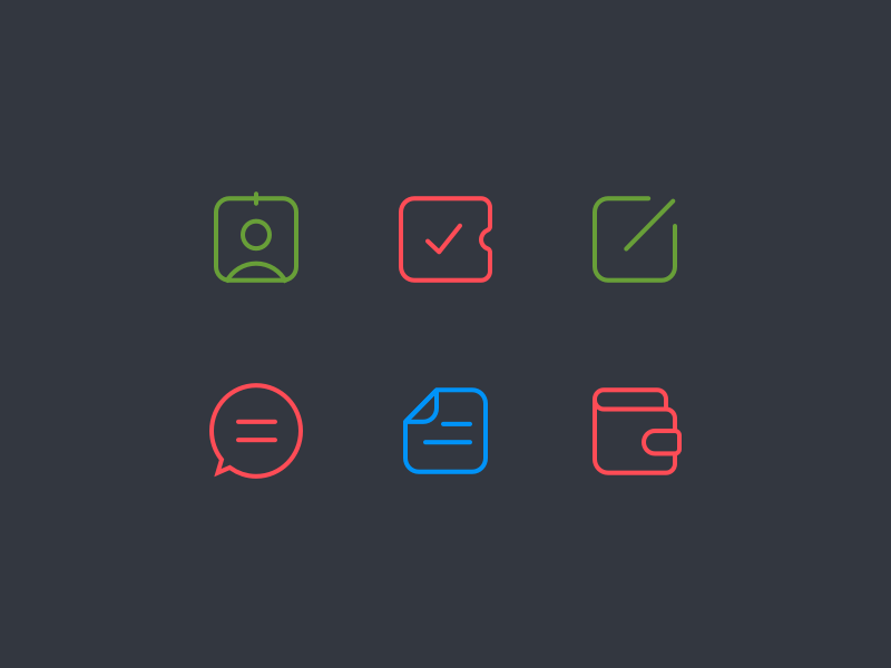 Simple Icons by stee on Dribbble