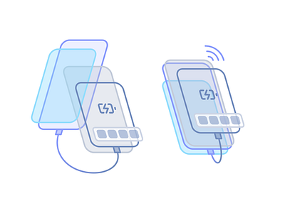 Solar Bank Product Vector Sketch