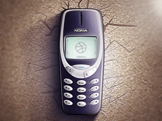 Nokia 3310 icon by Alexander Mihailovskis on Dribbble