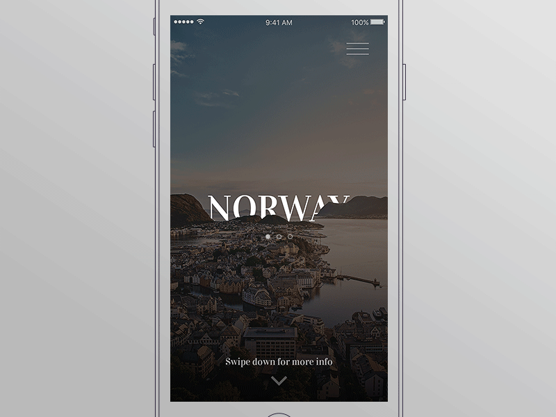 Norway Travel App animation app concept hire latvia luxury norway travel ui ux