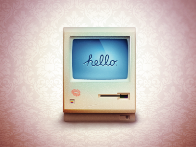 Macintosh alxquare apple hello icon kiss love macintosh