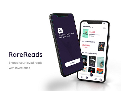 RareReads IOS Reading App UX/UI