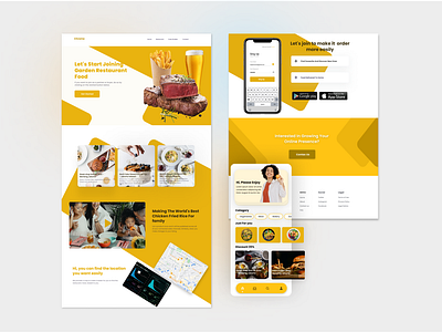 Food Landing Page/ Food App