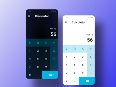 Daily UI 004 - Calculator by nur abdul rozak on Dribbble