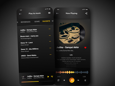 Music app app dailyui music ui web design