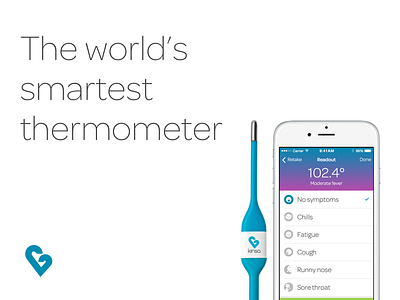 Kinsa, the world's smartest thermometer hello nice to meet you