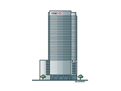 Torre HSBC architecture city vector vector city