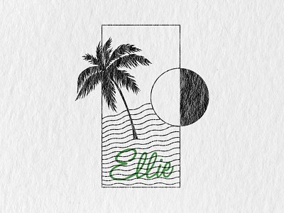 logo for a cafe on the beach branding design graphic design illustration logo photo photoshop ui vector