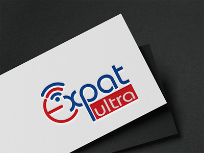 Logo Name : Expat Ultra graphic design logo