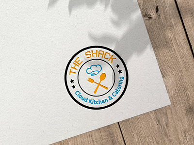 logo : THE SHACK tag line : cloud kitchen & catering graphic design logo