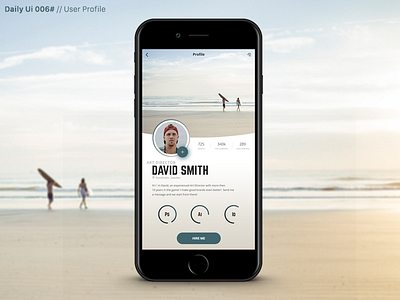 Daily Ui 006# app challenge daily ui dailyui ios iphone profile profile picture ui user user profile ux
