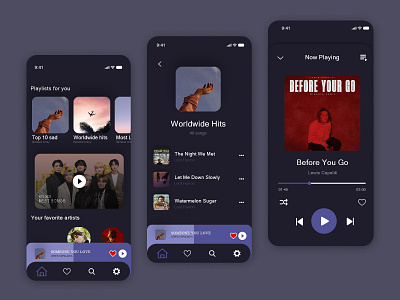 Music App UI