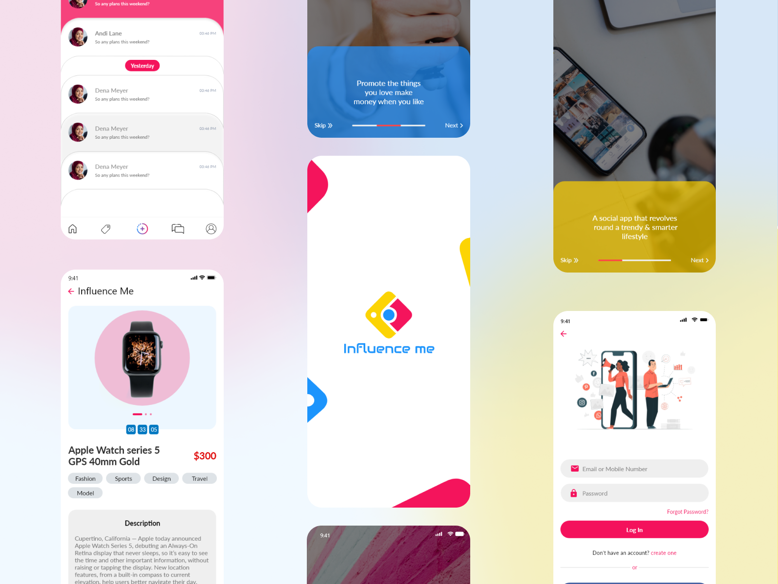 Influencer App by M Umer on Dribbble