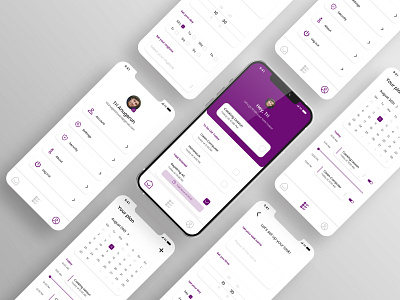 Assistance App app design ui ux