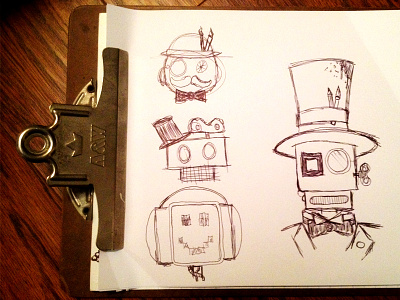 Robo Sketch illustration robot sketch