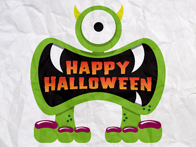 Happy Halloween from HoP character halloween illustration monster