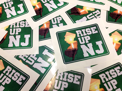 Rise Up New Jersey new jersey nj rise up sandy sticker