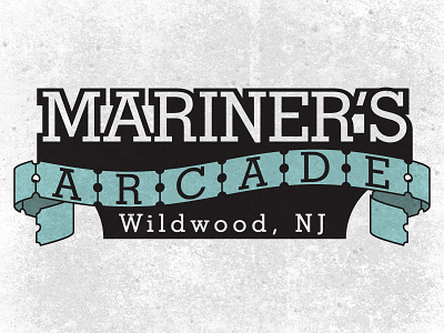 Mariner's Arcade arcade logo typography