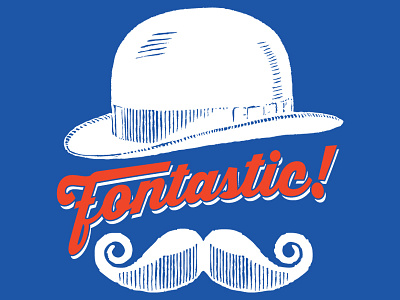 Fontastic Dribbble design logo t shirt typography