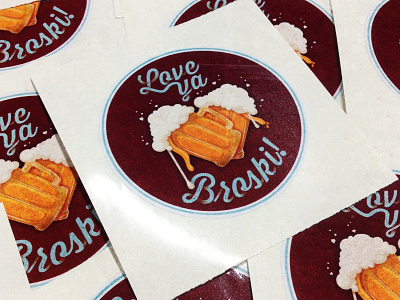 Broski Stickers stickers