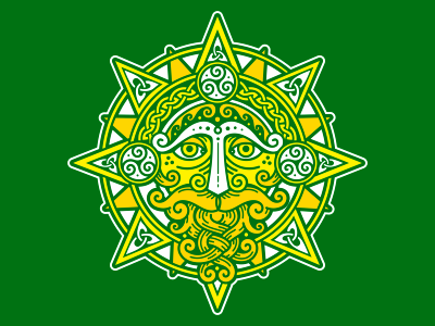 Celtic sun by Sergey Arzamastsev on Dribbble