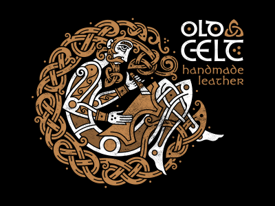 Old Celt 2.0 celtic handmade irish knot leather man old ornament мaster