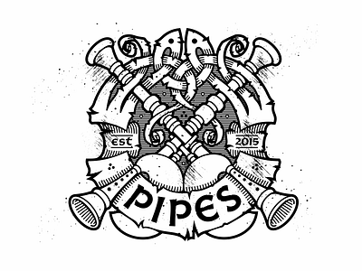 X Pipes bagpipe celtic irish music ornament pipe
