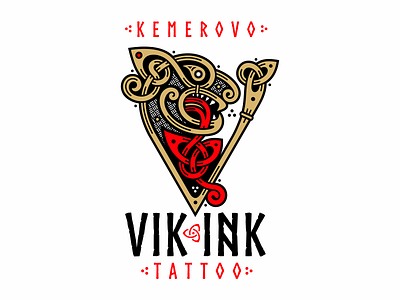 Vikink celtic drakkar kemerovo ornament tattoo viking