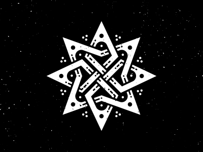 Eight Pointed Star celtic ornament star