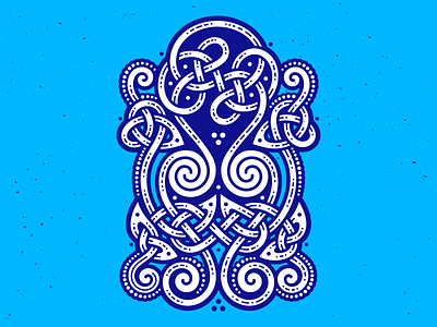 Celtic Octopus celtic irish knot octopus ornament