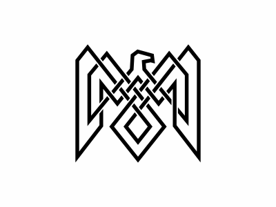 Eagle knotwork