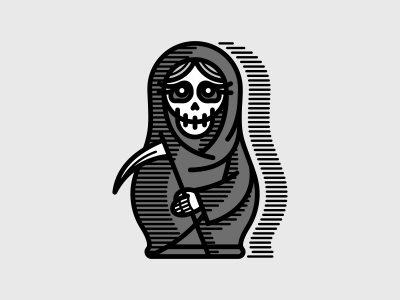 Death-matryoshka dead halloween matryoshka