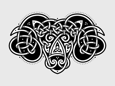 Celtic Sheep animal celtic head irish knot muzzle ornament sheep wild