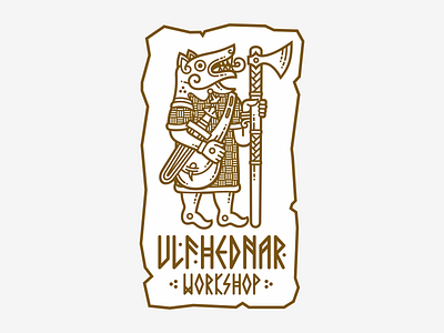 Ulfhednir workshop axe berserk norse rune sword ulfhednir viking wolf workshop