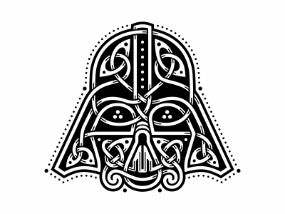 Celtic Darth Vader celtic character darth darthvader ornament starwars vader